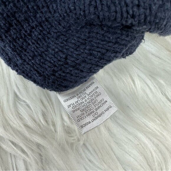 CJ Banks Women's Blue Striped Nautical Bandeau‎ Neckline Tunic Sweater 1X/C44 - Picture 8 of 12